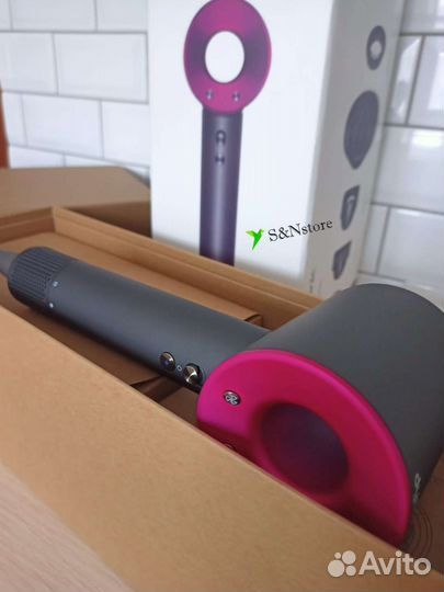 Фен dyson supersonic hd08 blue / red