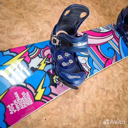 Сноуборд комплект Jeenyus 149 + Burton M в идеале