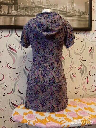 Платье с капюшоном + кардиганы