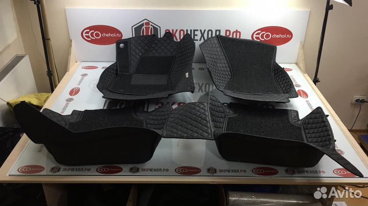 3D Коврики Infiniti Салон Багажник из Экокожи