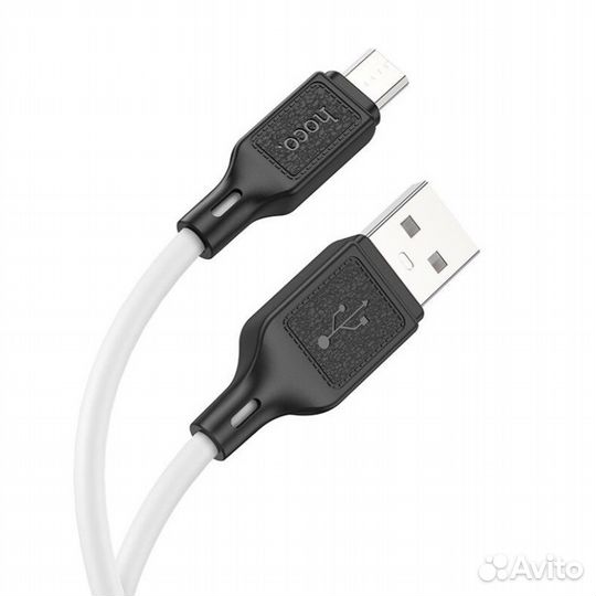 Кабель hoco X90 micro-USB 1m Silicone (White)