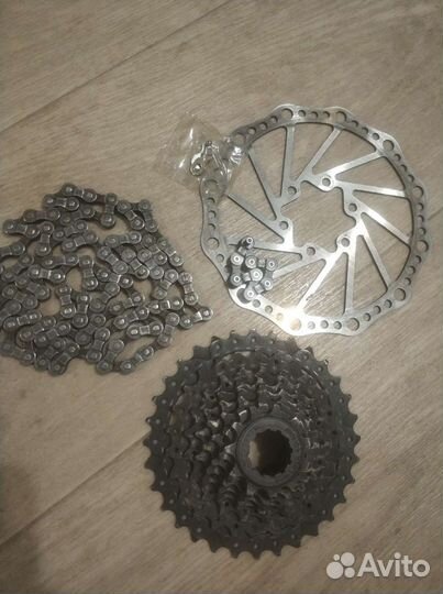 Велозапчасти. цепь, кассета