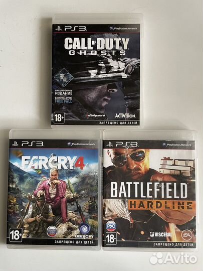 Игровые диски на ps3