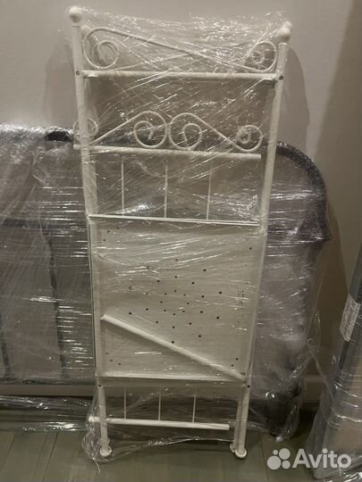 Стелаж белый IKEA в ванну