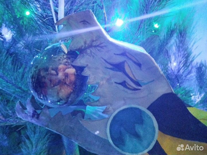 Бумажный дракон на руку