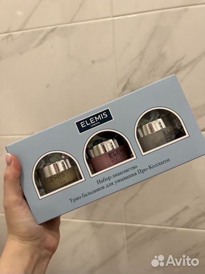 Elemis pro collagen superfood набор, крем spf 30