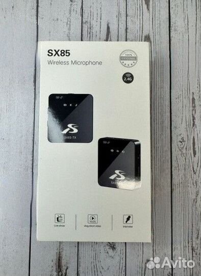 Петличка беспроводной микрофон для айфон/андроид