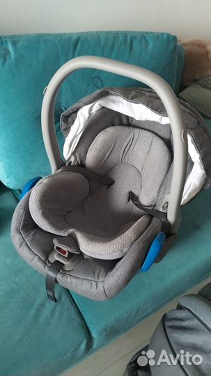 Коляска Adamex Massimo 3 в 1 + База isofix