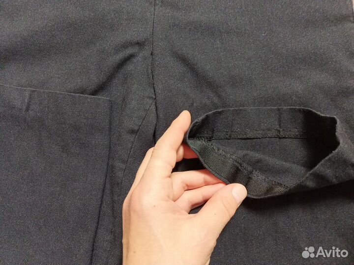 Брюки школьные серые