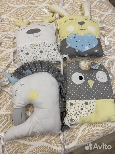 Бортики в кроватку