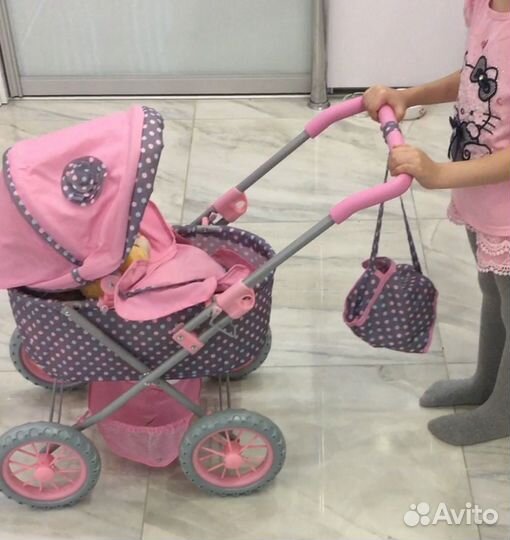Коляска для кукол большая