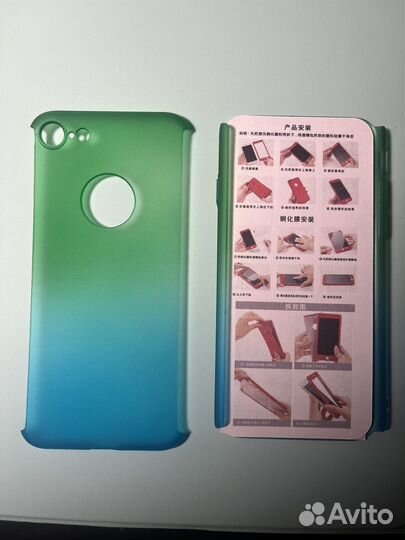 Чехол + 5 стекол iPhone 6,7,8