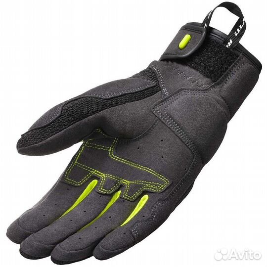 Rev'it volcano Ladies Summer Motorcycle мотоперчатки Black Yellow Fluo