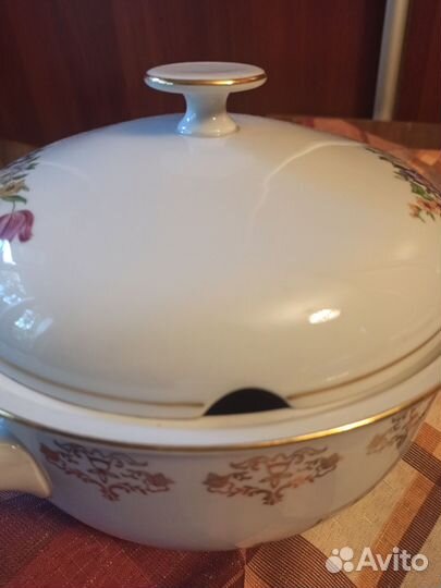 Супница СССР фарфор