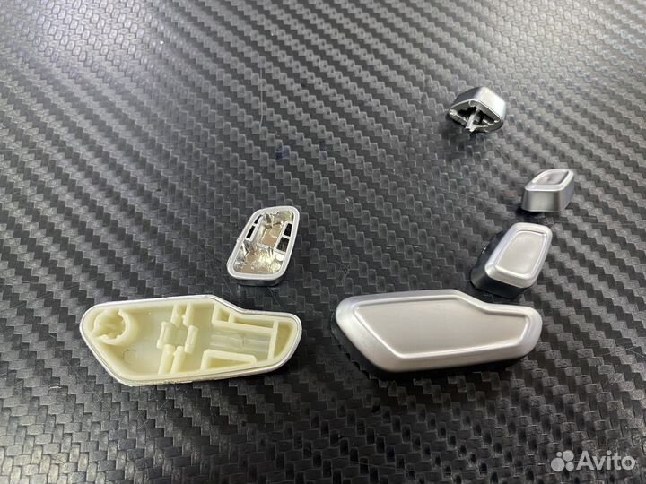 Кнопка сидения хром по 1 штуке Mercedes w212