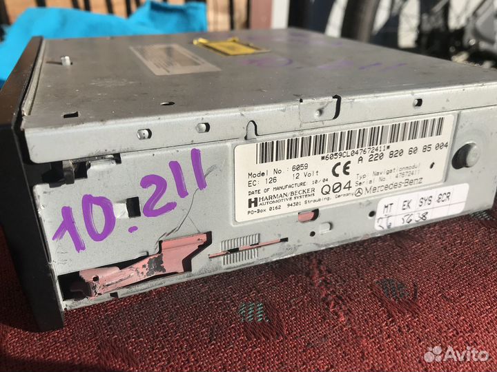Блок навигации Mercedes W220/W211