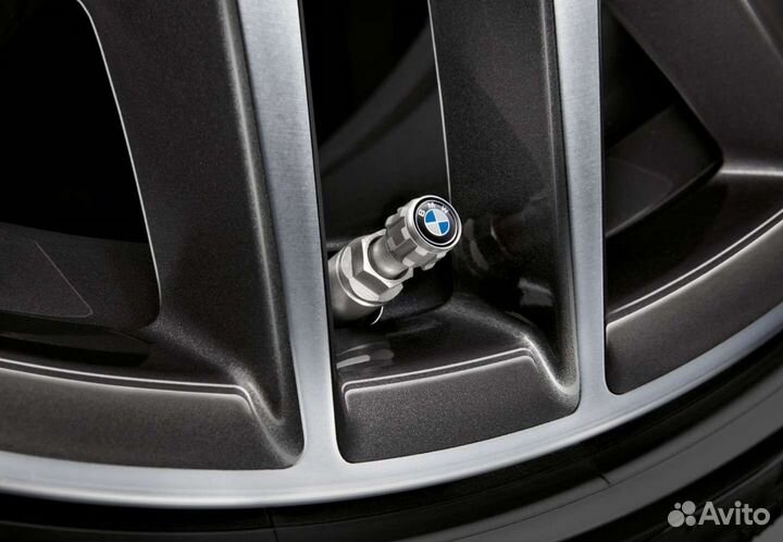 Колпачки на ниппеля 4 шт логотип BMW оригинал