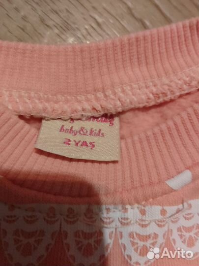 Лонгслив на 1-2года