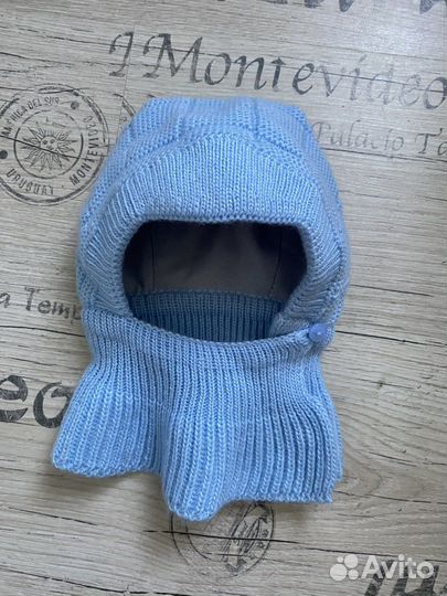 Шапка капор/шлем детская (40-42)