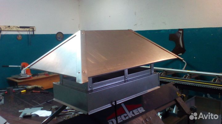 Услуги жестянщика, изделия из жести