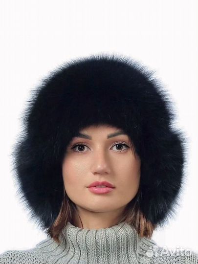 Шапка женская из песца