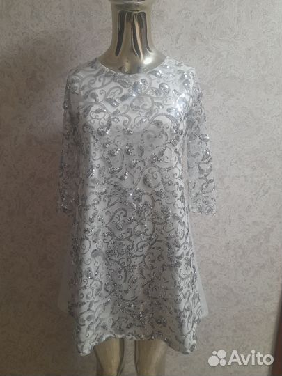 Платье с пайетками 40-44