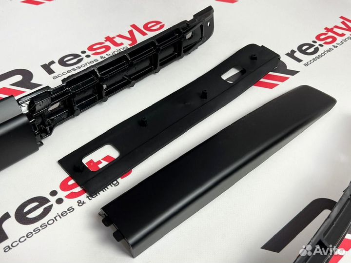 Рейлинги Mitsubishi Outlander с13г Черные N2050