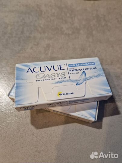 Линзы acuvue oasys for astigmatism