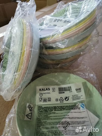 Тарелки детские набор Икея Калас 6шт, новые