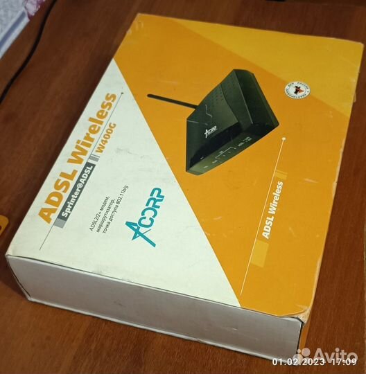 Acorp Wireless Sprinter adsl W400G