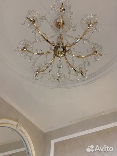 Люстра хрустальная, бра