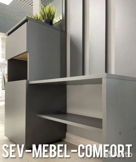 Прихожая графит ширина 100 см