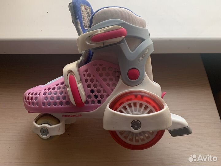 Роликовые коньки детские раздвижные