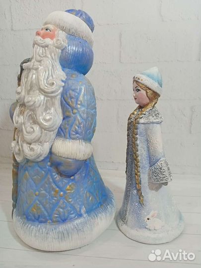 Дед Мороз и Снегурочка СССР. Авторская роспись