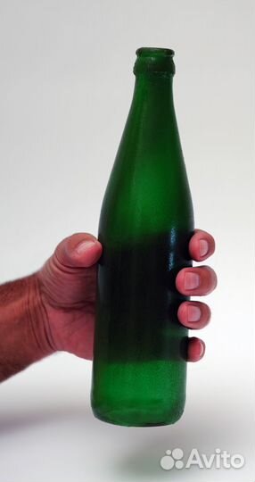 Бутылки из сахарного стекла. Авитодоставка)