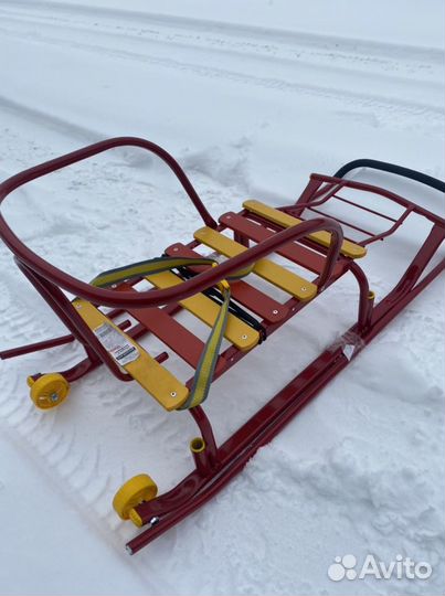Детские санки с колесами