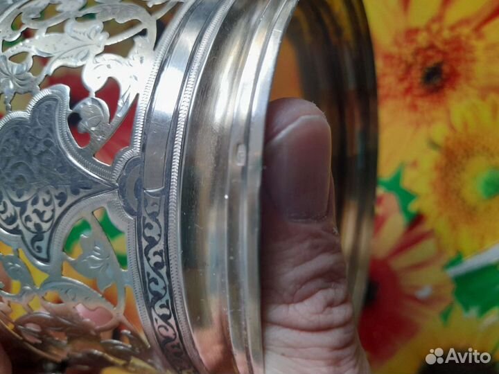 Конфетница серебро СССР