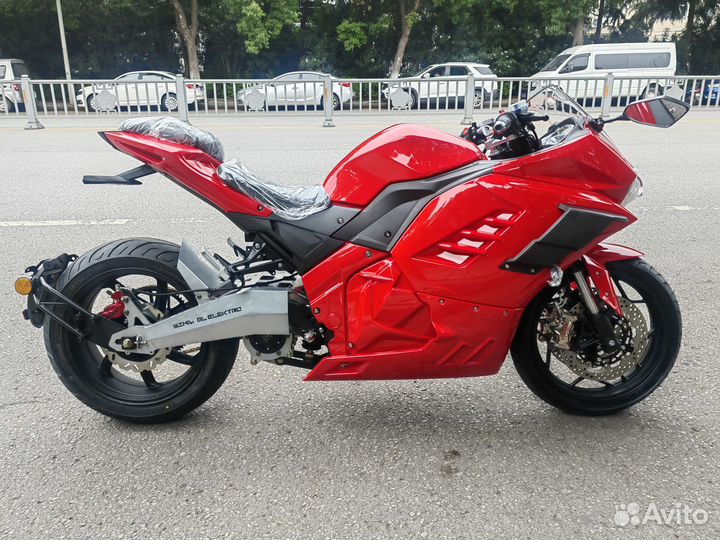 Электромотоцикл SE-Panigale S (76v 80ah) красный