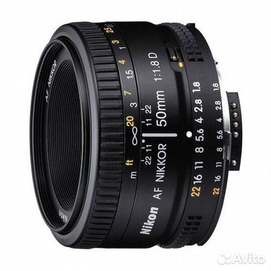 Объектив nikon EF 50mm 1.8 II D