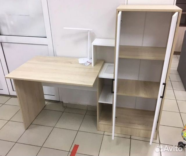 Компьютерный стол км-1 с пеналом 1.5м