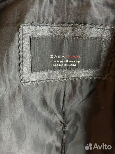 Кожаная куртка Zara