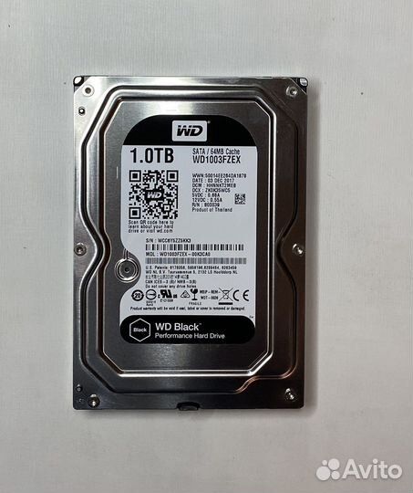 WD Black Жёсткий диск 1TB