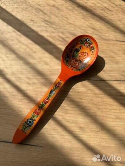 Деревянные ложки Хохлома СССР