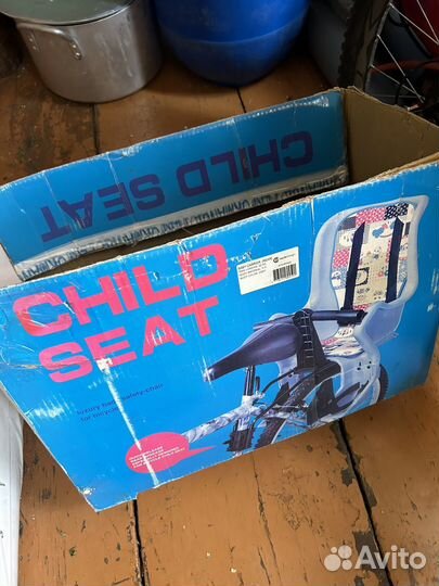 Детское велокресло заднее
