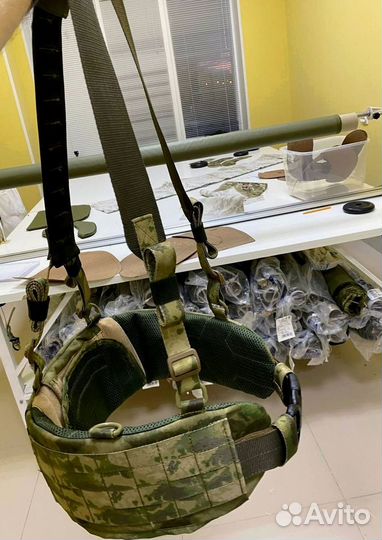 Боевой пояс с баллистической защитой и лямками Бр1