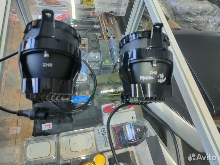 LED туманки птф линзы лада Приора, Газель некст