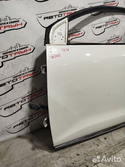 Дверь nissan murano PNZ51 TNZ51 TZ51 передняя левая белый, QX1 TE040