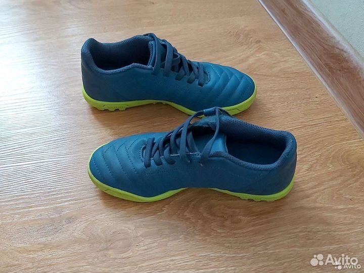 Бутсы футбольные детские на липучке agility 300 HG