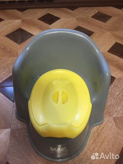 Детский горшок с крышкой