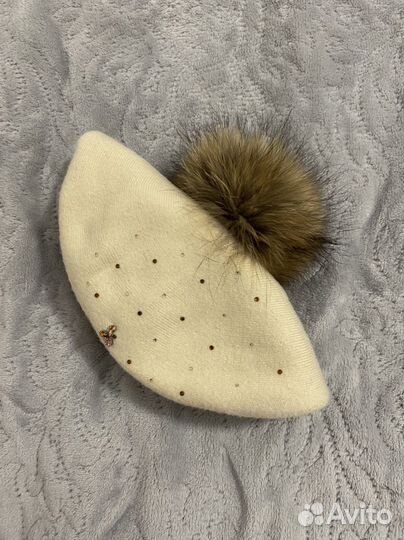 Берет зимний к шубе